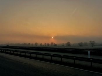 Scenic view of sunset