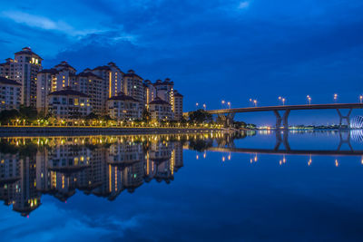 City at waterfront