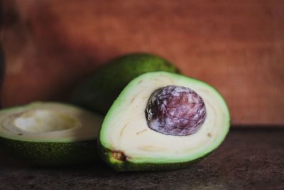 Close-up of fruit on table