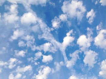 Low angle view of cloudy sky