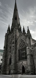 Low angle view of historical building against sky