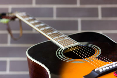 Close-up of guitar