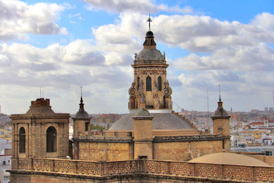 View of historic building against sky