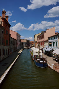 Boats in canal