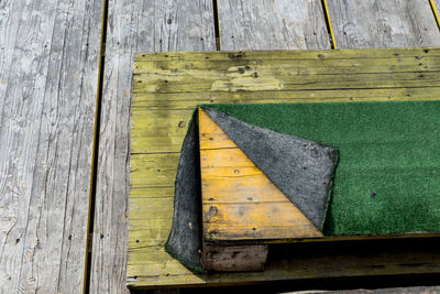 Close-up of wooden wall