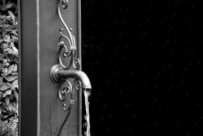 Close-up of closed door