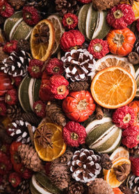 Directly above shot of fruits