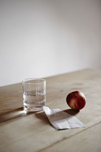 Close-up of cocktail on table