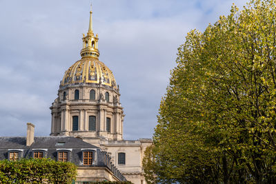 Low angle view of building against sky