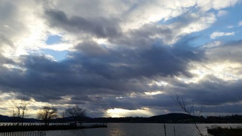 Scenic view of sky during sunset