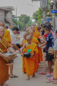 Children in temple