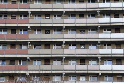 Full frame shot of residential building