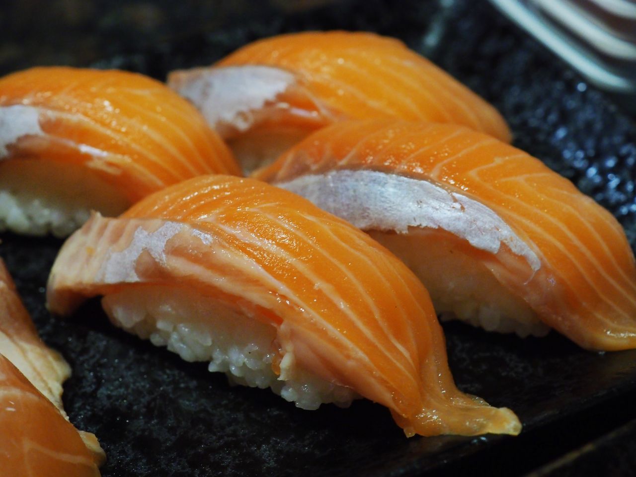 CLOSE-UP OF SUSHI WITH FISH