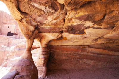 Close-up of cave