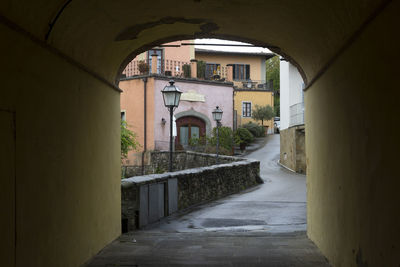 View beyond the arch