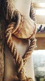 Close-up of human sculpture