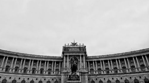 Low angle view of historic building against sky