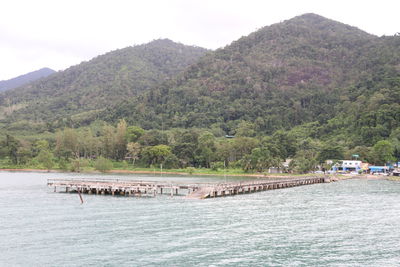 Scenic view of calm lake