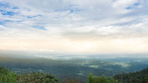 Scenic view of landscape against sky