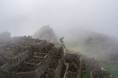 A part of machu picchu