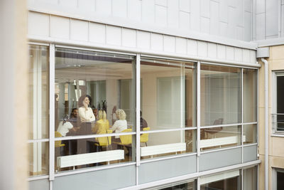 Business people having meeting in office