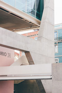 Low angle view of modern building