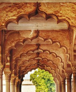 Low angle view of historical building