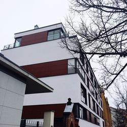 Low angle view of buildings against sky