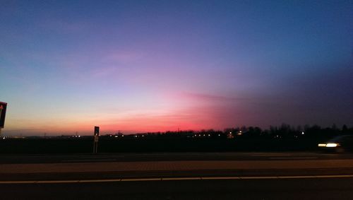 Road at night