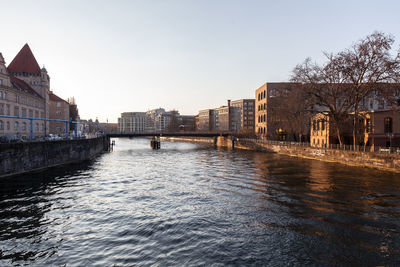 View of buildings at waterfront