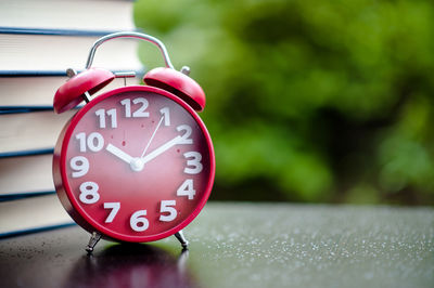 Close-up of clock