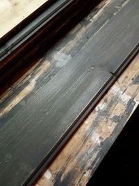 Close-up of wooden plank