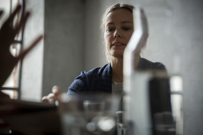 Mature businesswoman in creative office