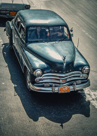 View of car on road in city