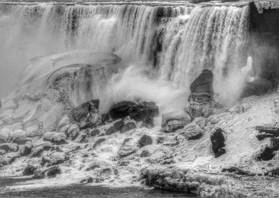 View of waterfall