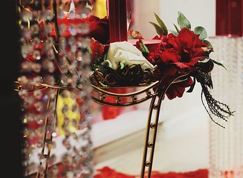 Close-up of rose bouquet