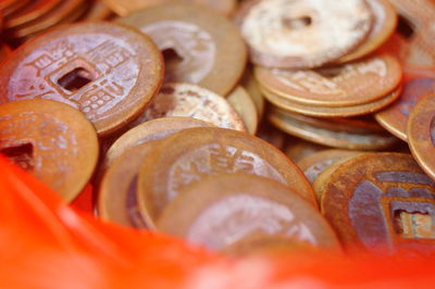 Detail shot of food for sale at market