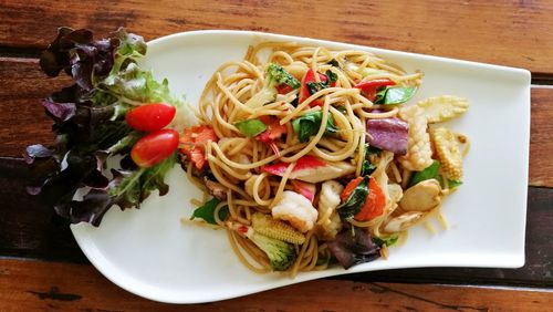 Close-up of food on plate