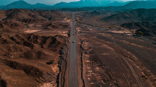 Scenic view of landscape and mountains