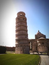 Low angle view of historical building against sky