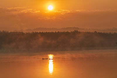 The west bank of the river nile during sunset