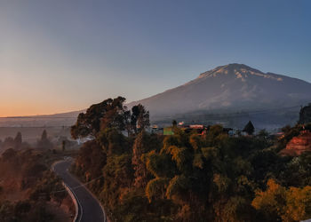 Panoramic view of mountain against sky