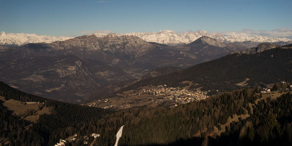 Scenic view of mountains