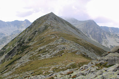 Scenic view of mountains against sky - retezat