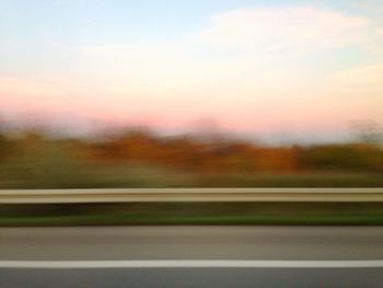 View of road against sky