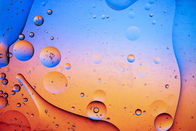 Full frame shot of bubbles