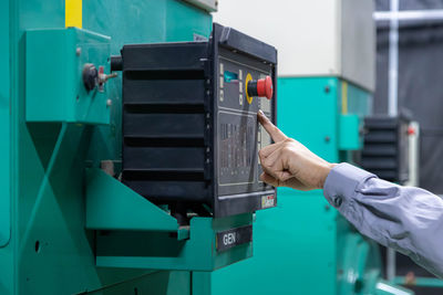 Man working in factory