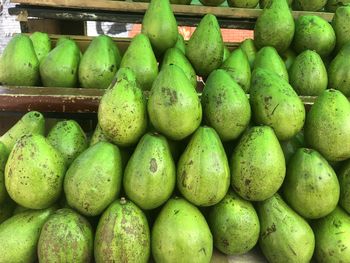 Full frame shot of fruits for sale at market stall