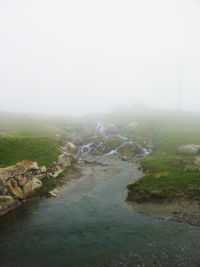 Scenic view of landscape against sky