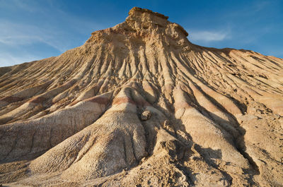 Scenic view of desert against sky